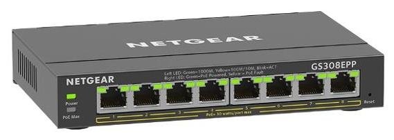 Комутатор NETGEAR GS308EPP (GS308EPP-100PES)