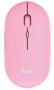 Фото: Миша Trust Puck Silent Wireless Pink (24125) № 2 | KTC