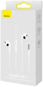 Фото: Навушники Baseus Encok H17 White (NGCR020002) № 3 | KTC