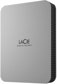 Зовнішній HDD LaCie Mobile Drive 2022 5TB Moon Silver (STLP5000400)