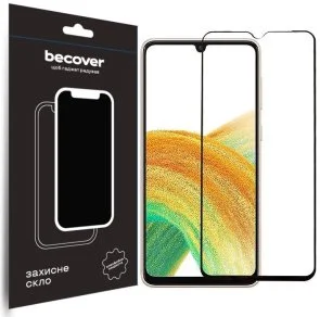 Фото: Захисне скло BeCover for Samsung A34 5G SM-A346 - Black (708840) № 2 | KTC