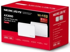 Фото: Wi-Fi система Mercusys Halo H80X 2PK (HALO-H80X-2-PACK) № 3 | KTC