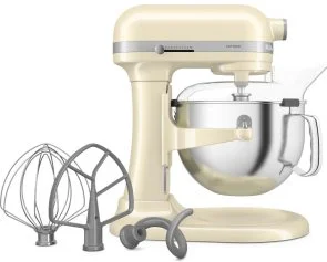 Фото: Планетарний міксер KitchenAid Mixer Bowl-Lift 5.6L - Artisan 5KSM60SPX Creamy (5KSM60SPXEAC) № 4 | KTC