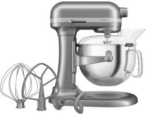 Фото: Планетарний міксер KitchenAid Mixer Bowl-Lift 5.6L - Artisan 5KSM60SPX Silver (5KSM60SPXECU) № 4 | KTC