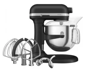 Фото: Планетарний міксер KitchenAid Mixer Bowl-Lift 6.6L - Artisan 5KSM70SHX Iron Black (5KSM70SHXEBK) № 4 | KTC