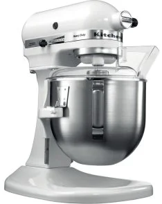 Фото: Планетарний міксер KitchenAid Mixer Bowl-Lift 4.8L - Heavy Duty 5KPM5E White (5KPM5EWH) № 2 | KTC