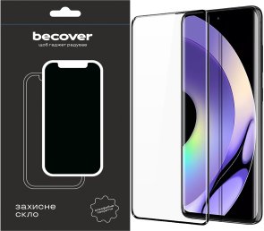 Захисне скло BeCover for Realme 10 Pro Plus - Black (709289)