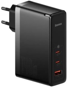 Зарядний пристрій Baseus GaN5 Pro Fast Charger 140W Black (CCGP100201)