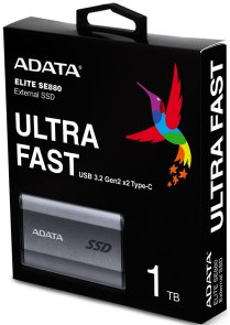 Зовнішній SSD-накопичувач A-Data SE880 1TB Titanium