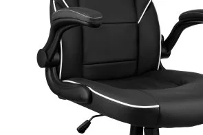 Фото: Крісло 2E Hebi Black/White (2E-GC-HEB-BKWT) № 6 | KTC