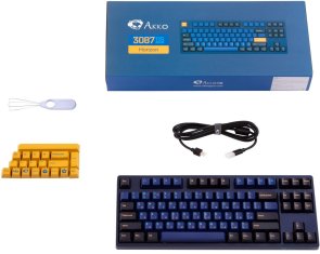 лавіатура Akko 3087 DS Horizon 87Key Cherry MX Red ENG/UKR Blue (6925758616362)