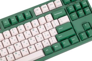 Клавіатура Akko 3087 Matcha Red Bean 87Key Gateron Pink ENG/UKR USB Green (A3087_MA_GP)