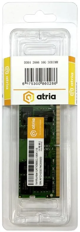 Фото: Оперативна пам’ять Atria DDR4 1x16GB (UAT42666CL19SK1/16) № 4 | KTC