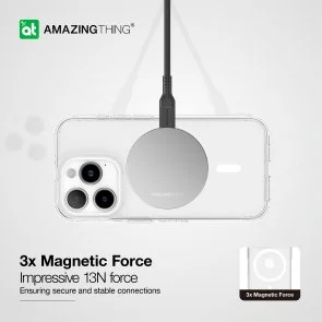Фото: Чохол AMAZINGthing for iPhone 15 Pro - Minimal Case MagSafe Clear (IP156.1PMMINCL) № 8 | KTC