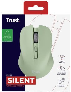 Миша Trust Mydo Silent Wireless Green (25042_TRUST)