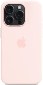 Чохол Apple for iPhone 15 Pro - Silicone Case with MagSafe Light Pink (MT1F3)