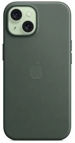 Фото: Чохол Apple for iPhone 15 - FineWoven Case with MagSafe Evergreen (MT3J3) № 2 | KTC