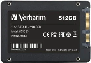 Фото: SSD-накопичувач Verbatim Vi550 S3 SATA III 512GB (49352) № 2 | KTC