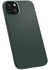 Чохол Spigen for Apple iPhone 15 - Liquid Air Abyss Green (ACS06792)