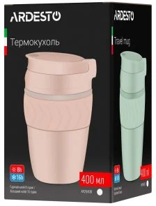 Фото: Термочашка Ardesto Cosy 400ml Beige (AR2640B) № 4 | KTC