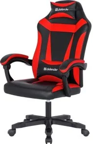 Фото: Крісло Defender Master Black/Red (64359) № 3 | KTC