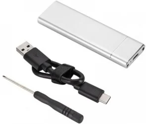 Фото: Кишеня зовнішня NGFF S1013 USB3.1 G2 Silver № 3 | KTC