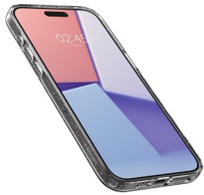 Чохол Spigen for Apple iPhone 15 Pro - Liquid Crystal Glitter Crystal Quartz (ACS06701)