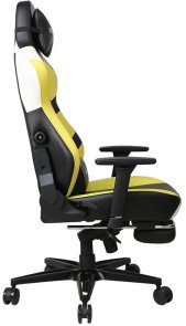 Крісло 1stPlayer Duke Black/White/Yellow (Duke Black&White&Yellow)