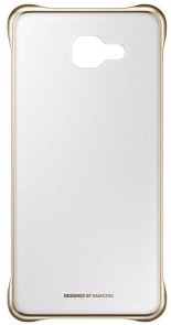 Чохол Samsung for A7 A710 2016 - Clear Cover Gold (EF-QA710CFEGRU)