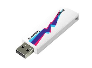 Флешка USB GOODRAM Click 128GB White (UCL2-1280W0R11)