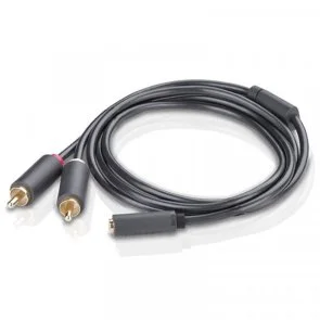 Фото: Кабель UGREEN AV102 Jack 3.5mm F / 2xRCA M 1m Grey (10588) № 3 | KTC