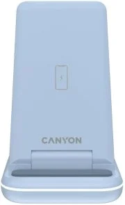 Фото: Бездротова зарядна станція Canyon WS-304 3in1 Blue (CNS-WCS304BL) № 3 | KTC