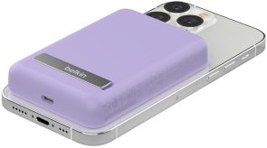 Батарея універсальна Belkin BoostCharge Magnetic Wireless 5000mAh 10W/7.5W Lavander Purple (BPD004qcPU)