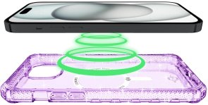 Чохол iTSkins for iPhone 15 Supreme R Spark with MagSafe Light purple (AP5N-MGSPA-LIPP)