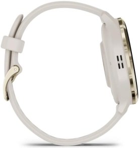 Смарт годинник Garmin Venu 3S Soft Gold Stainless Steel Bezel with Ivory Case and Silicone Band (010-02785-04)