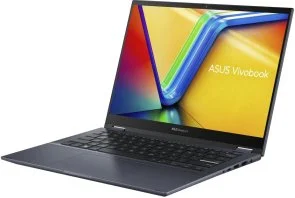 Фото: Ноутбук ASUS Vivobook S 14 Flip TP3402VA-LZ608W Quiet Blue - 14" IPS 60 Гц / Intel Core i5 / i5-13420H / DDR4 16 ГБ / PCI-E SSD 512 ГБ / Intel UHD Graphics № 2 | KTC