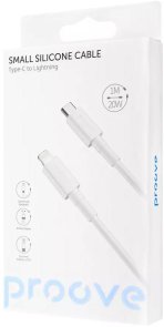 Кабель Proove Small Silicone 20W Type-C / Lightning 1m White (CCSM20002102)