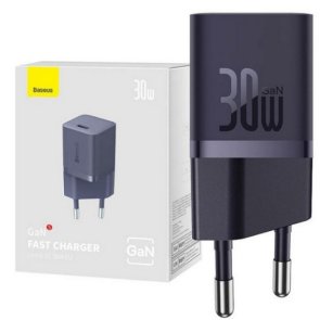 Зарядний пристрій Baseus GaN5 Fast Charger mini 1C Purple (CCGN070705)