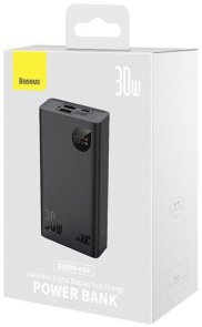 Батарея універсальна Baseus Adaman 2 20000mAh 30W Black (PPAD050001)