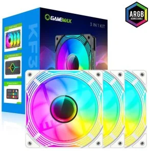 Фото: Кулер Gamemax KF300 WH 3pcs № 7 | KTC
