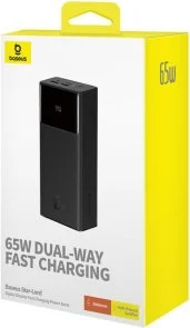 Фото: Батарея універсальна Baseus Star-Lord Digital Display 30000mAh 65W Black (P10022908113-00) № 4 | KTC