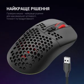 Фото: Миша GamePro GM395 Black № 8 | KTC