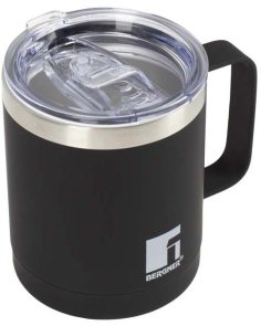 Термочашка Bergner Coffee and Tea Lovers 350ml Black (BG-37788-BK)