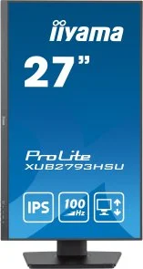 Фото: Монітор iiyama XUB2793HSU-B6 Black - 27" IPS / 1920×1080 / 100 Гц / AMD FreeSync / Pivot / HAS № 4 | KTC