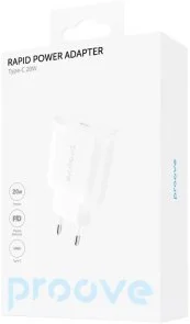 Фото: Зарядний пристрій Proove Rapid 20W White (54678) № 2 | KTC
