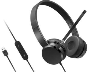 Гарнітура Lenovo USB-A Wired Stereo On-Ear Headset (4XD1K18260)