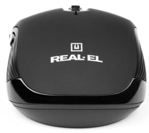 Миша Real-EL RM-330 Black (EL123200035)