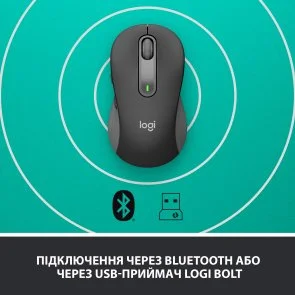 Фото: Миша Logitech Signature M650 L Graphite (910-006236) № 9 | KTC