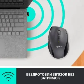 Фото: Миша Logitech M705 Wireless USB Black (910-001949) № 6 | KTC