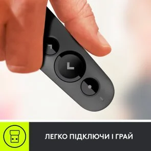 Фото: Презентер Logitech R500s Graphite (910-005843) № 5 | KTC